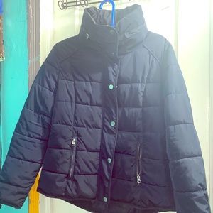 Navy Puffer Jacket